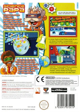 Science Papa box cover back